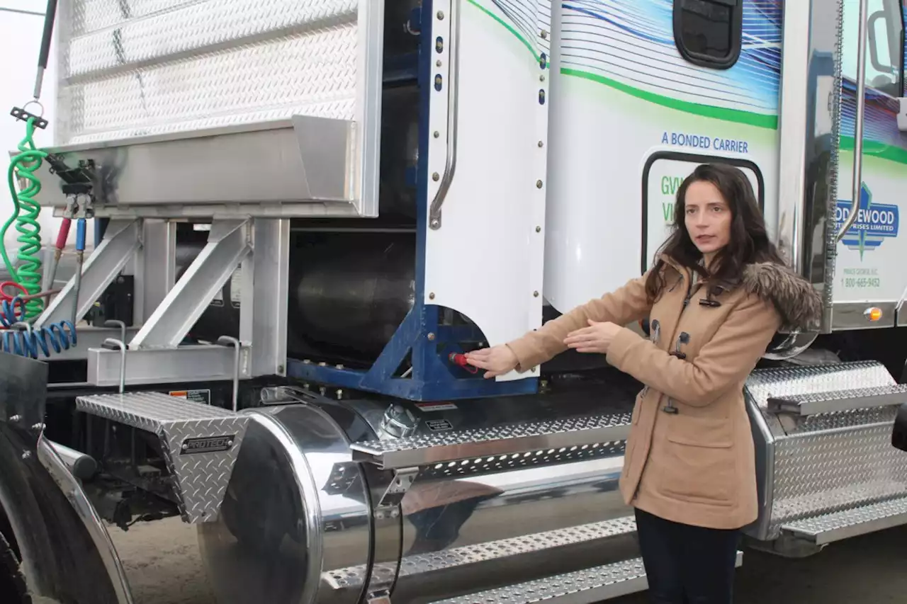 Heavy-duty trucks in Prince George being converted to hydrogen-diesel