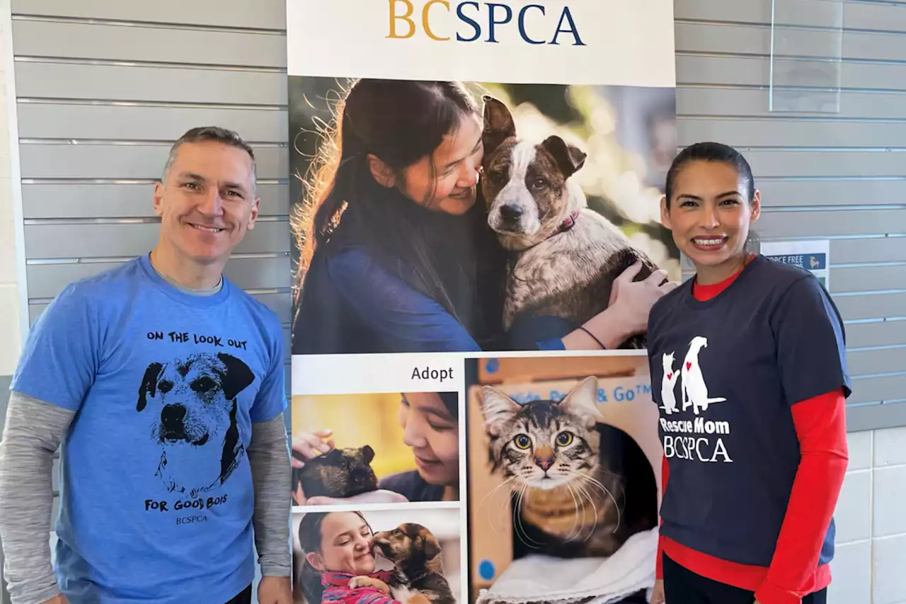 World champ figure skater visits SPCA with bags of toys and treats