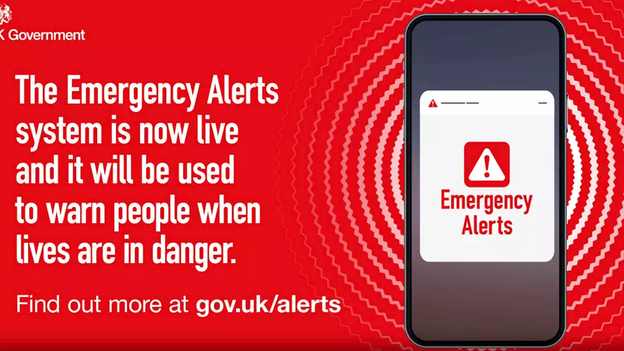 The UK government launches a new Emergency Alerts service