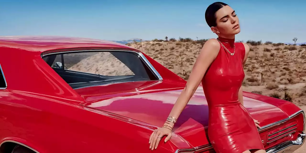 Kendall Jenner is Flamin' Hot in a Skin Tight Latex Mini Dress