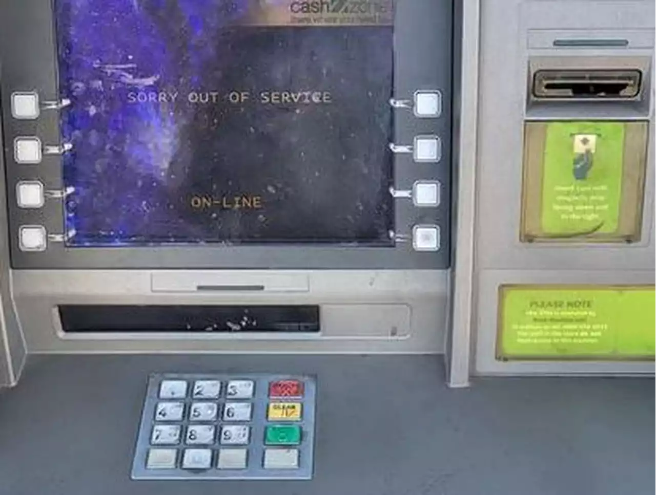 Police issue warning after damaged cash machine swallows card in Telford