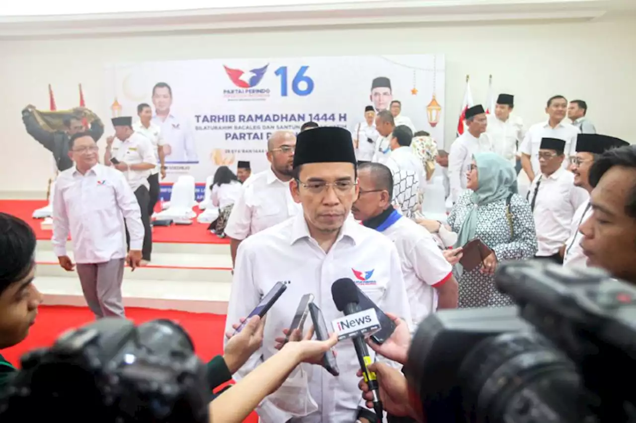 Keyakinan TGB: InsyaAllah Perindo Dua Digit di Pemilu 2024