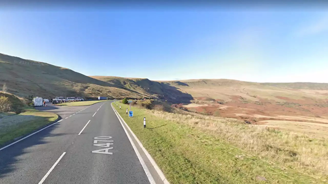 A470 crash: 48-year-old man dies after collision in Brecon Beacons