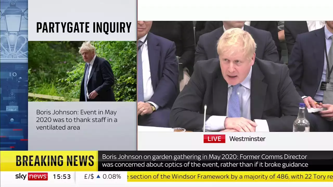 Boris Johnson hearing live: Johnson hits out at committee chair after 'hand on heart' defence