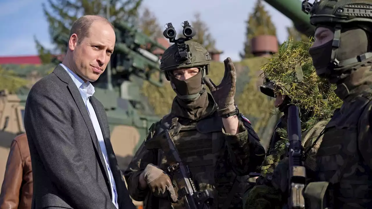 Prince William makes secret visit to Polish and British troops near Ukraine border