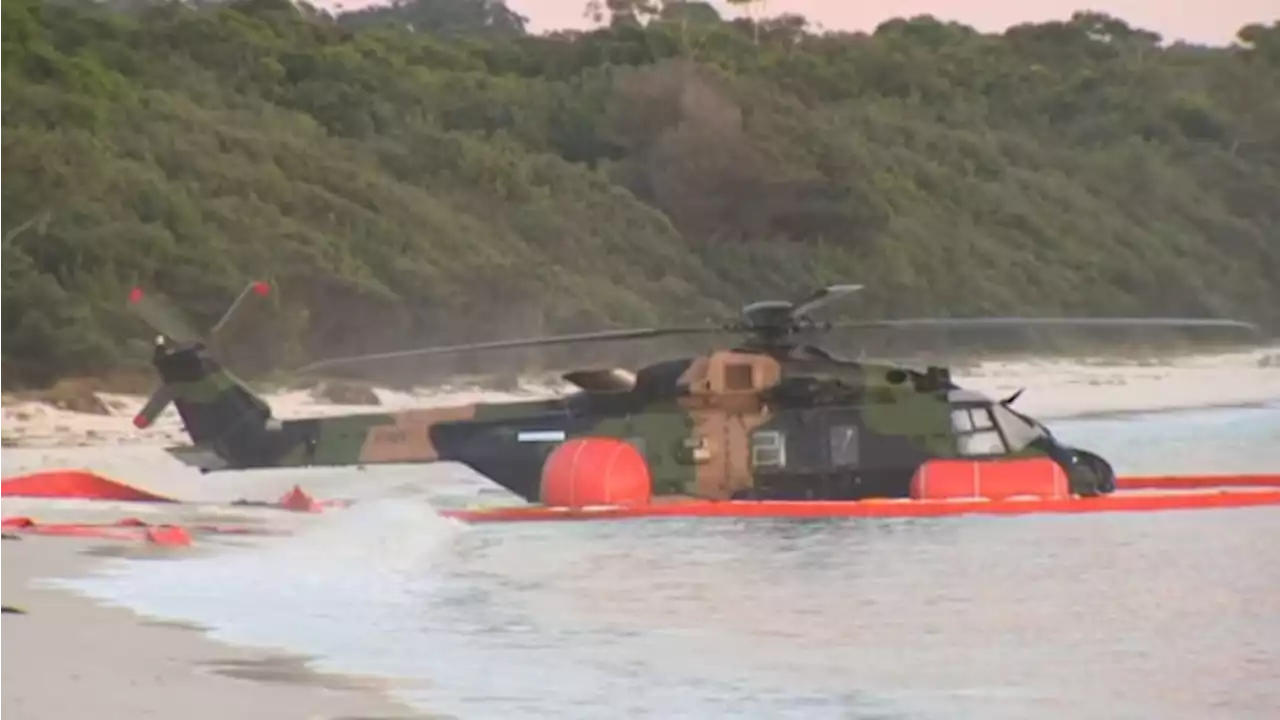 ‘Big explosion’: Navy helicopter crash off Jervis Bay