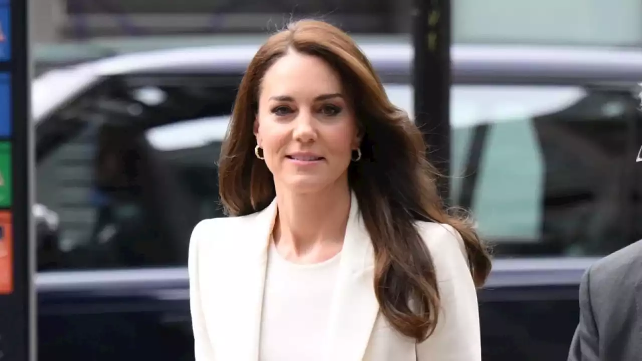 Corporate Kate: Princess stuns business leaders in white power suit