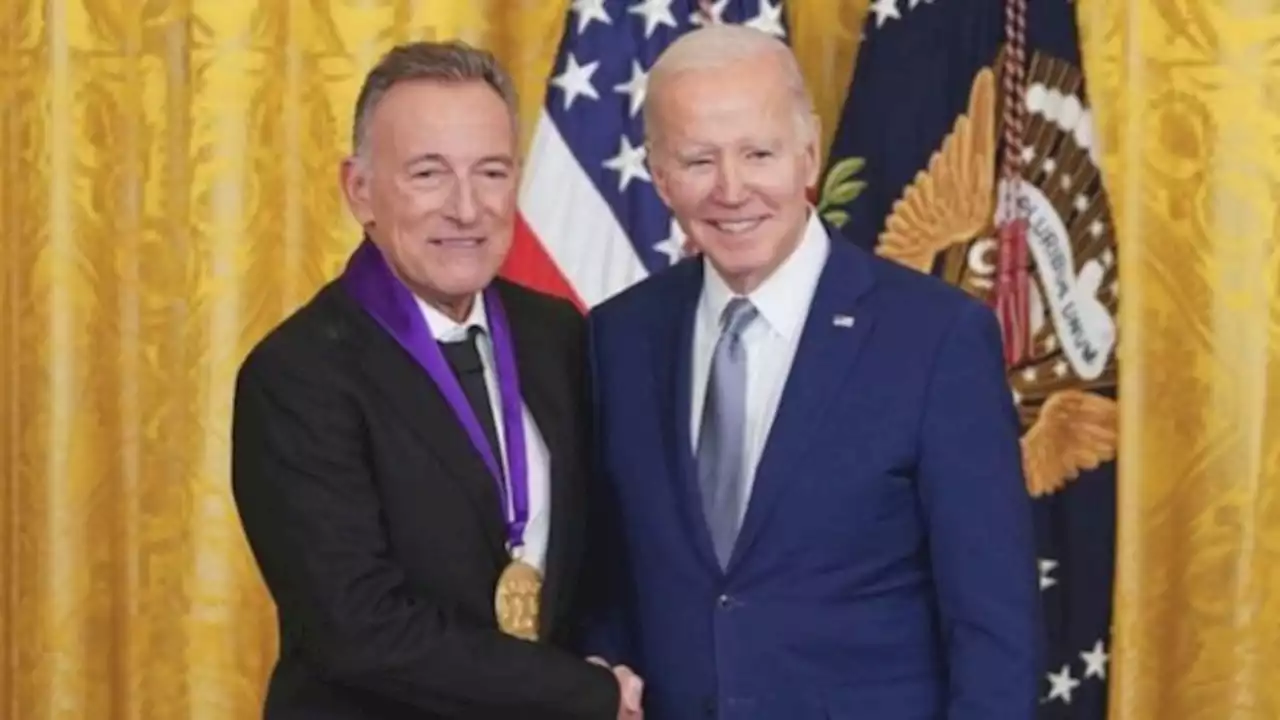 Bruce Springsteen fue galardonado con la Medalla Nacional de las Artes