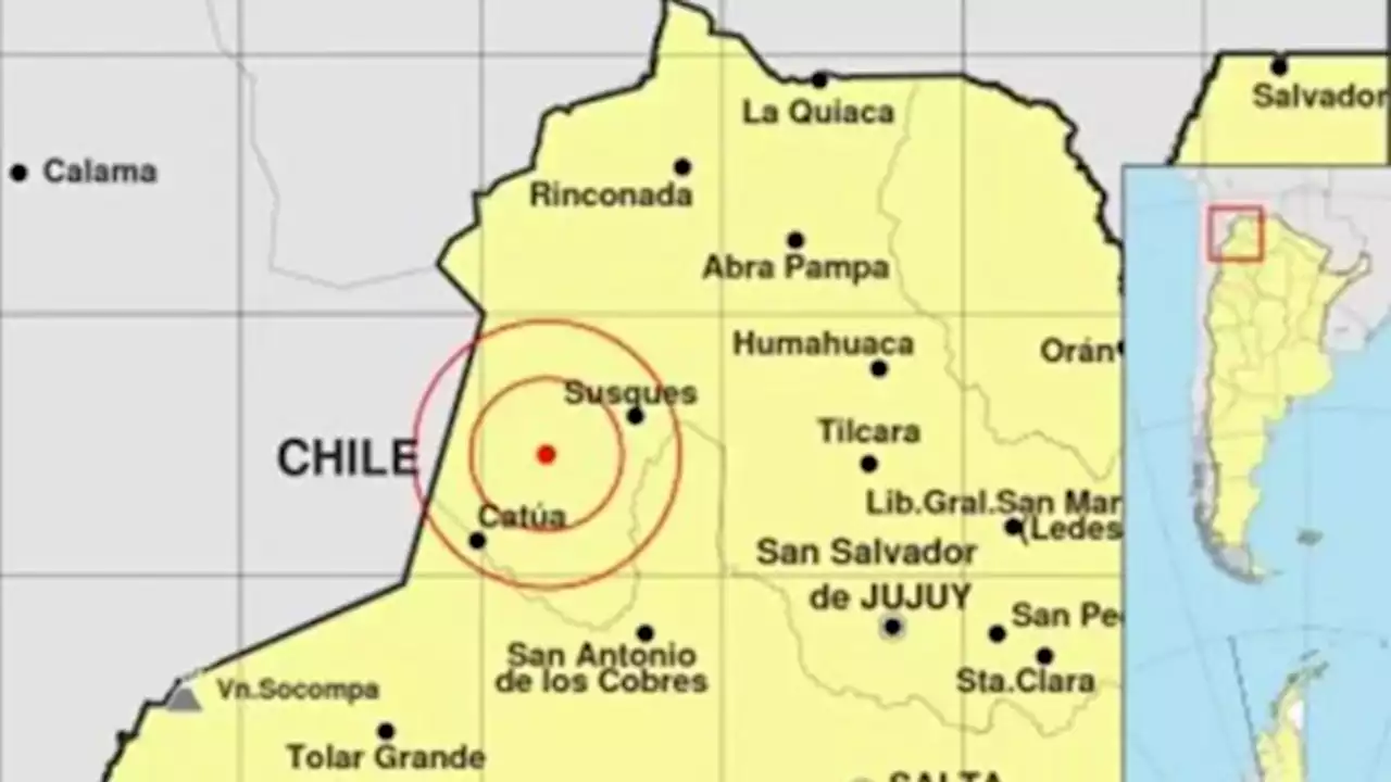 Un sismo de 6,4 se registró en Jujuy: no hubo heridos ni daños materiales