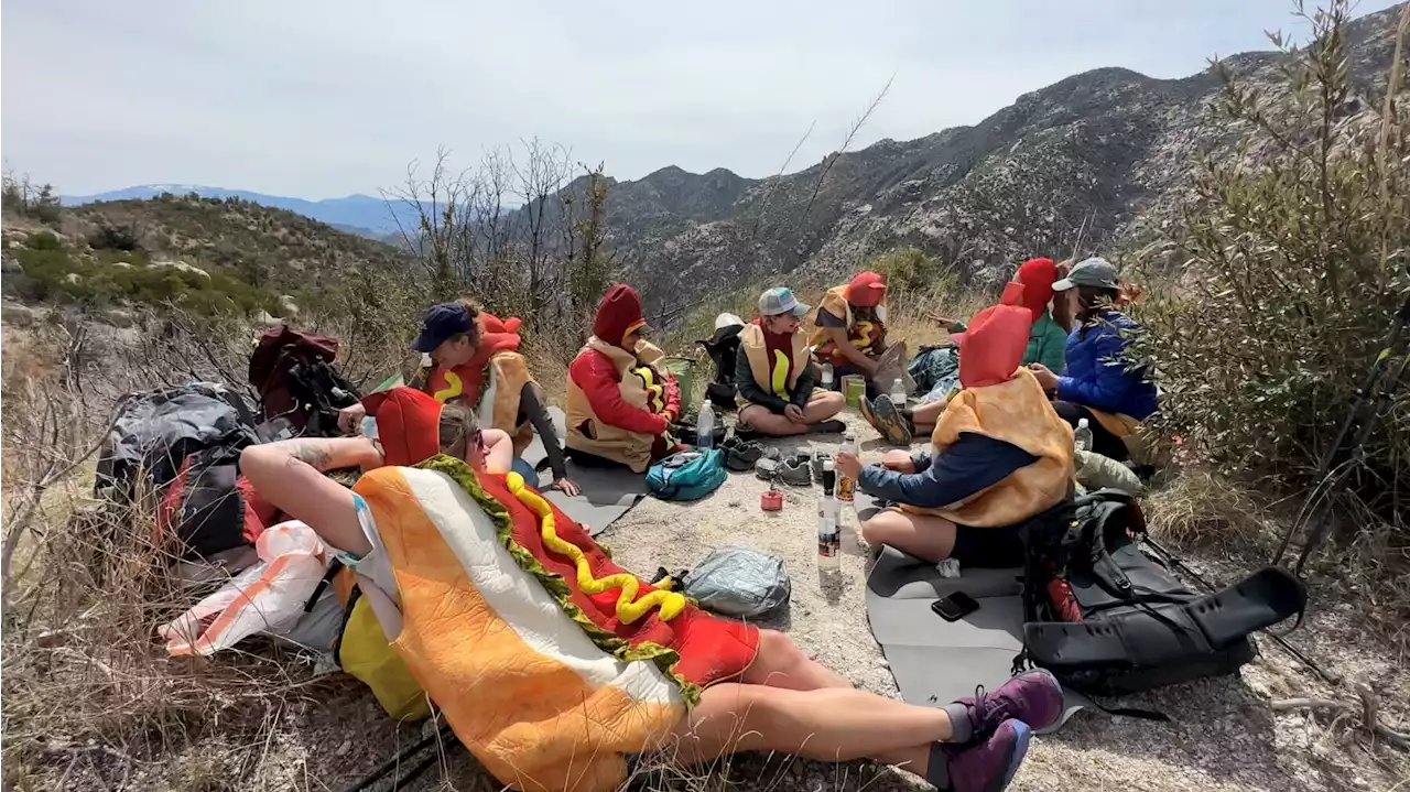 Photos: 100-mile Hotdog Hike for charity in Tucson