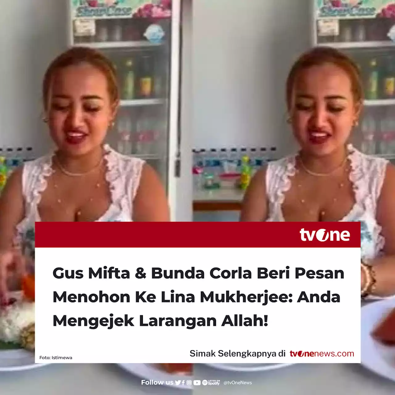 Gus Mifta Hingga Bunda Corla Ramai-Ramai Hujat Lina Mukherjee, Usai Makan Kriuk Babi dengan Baca Bismillah: Anda Mengejek Larangan Allah | Halaman 3