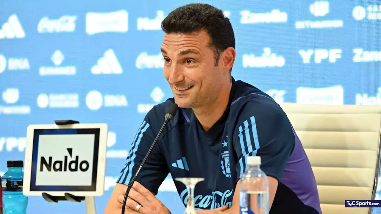 Scaloni, campeón del mundo con la Selección Argentina: el inédito cruce con los periodistas - TyC Sports