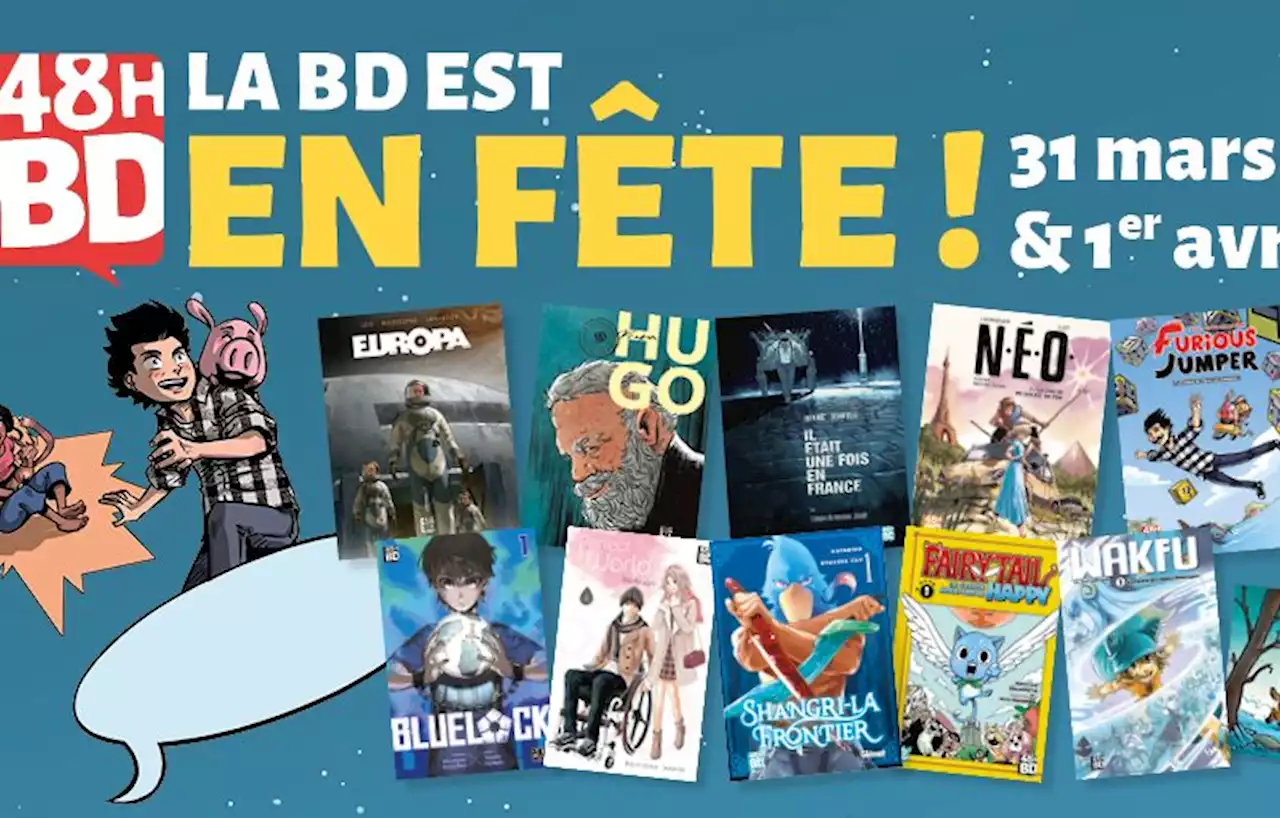 Tentez de remporter une série de 12 BD à l'occasion des « 48h BD 2023 »