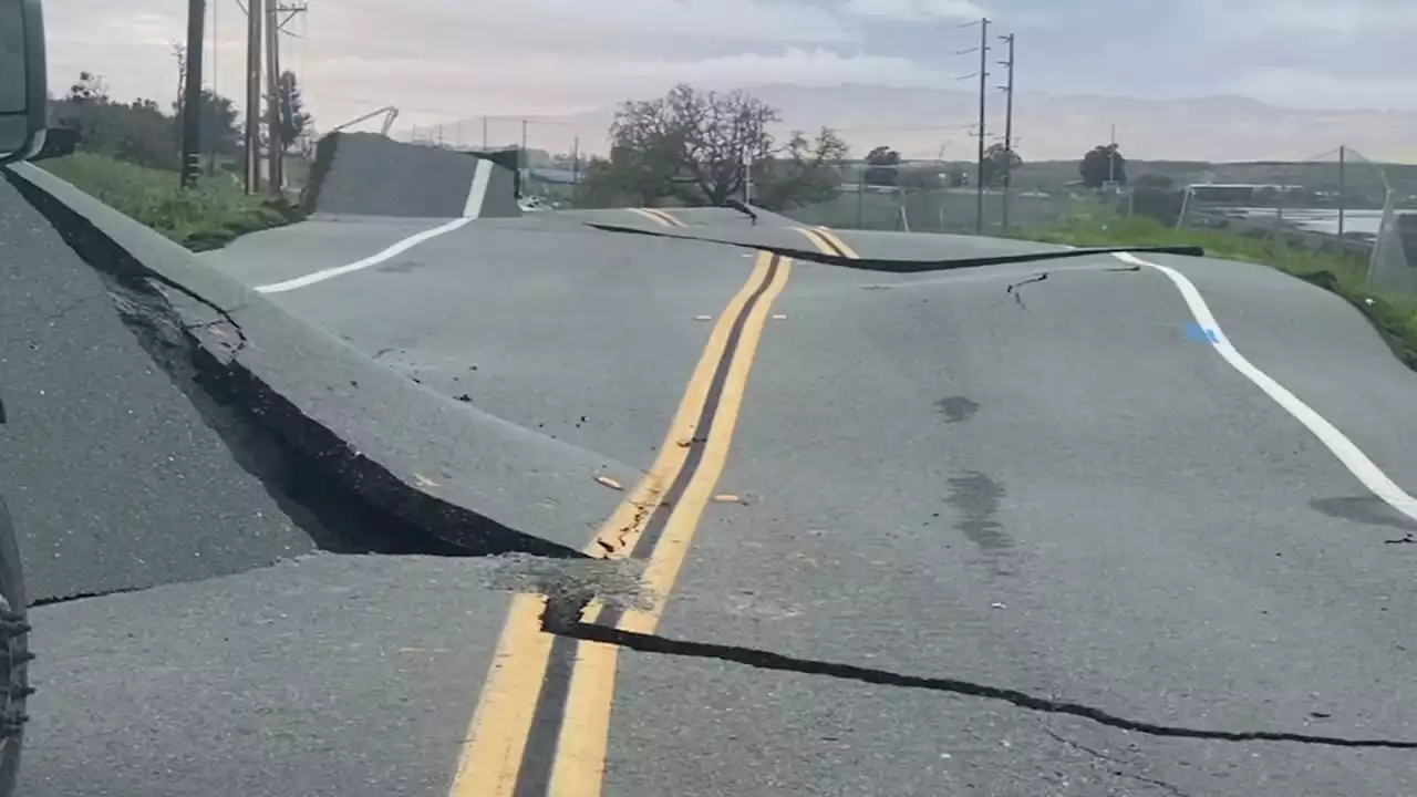 Marin Co. state park closed after mudslide severely damages, buckles road