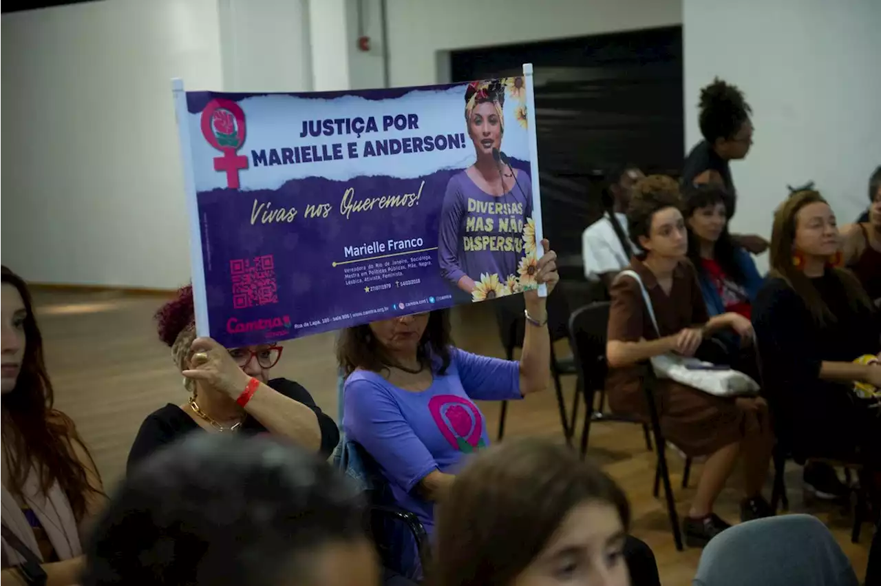 Homenajearon en el Parque de la Memoria a la militante brasileña Marielle Franco