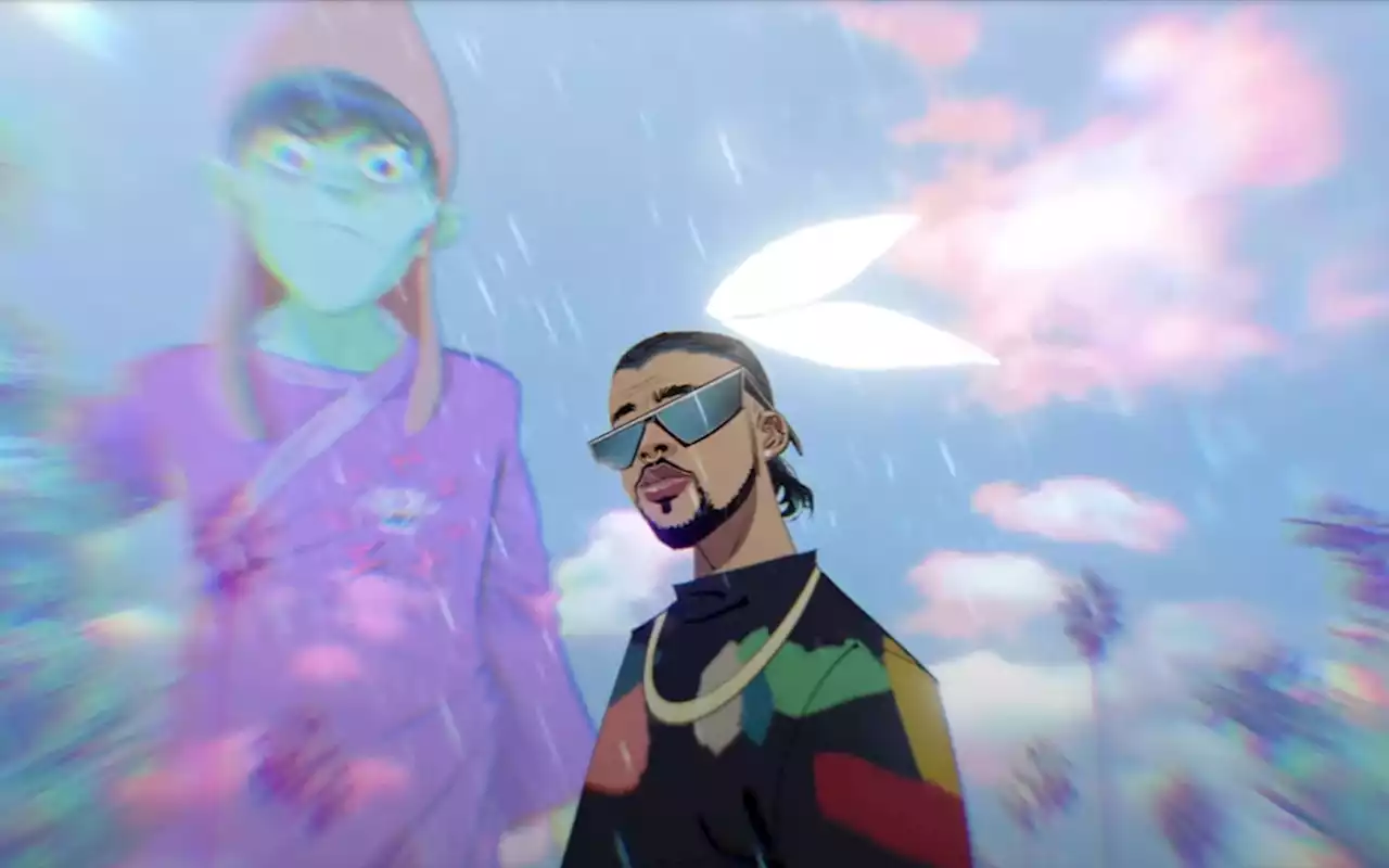 Lanza Gorillaz visuales de 'Tormenta' con Bad Bunny | Video