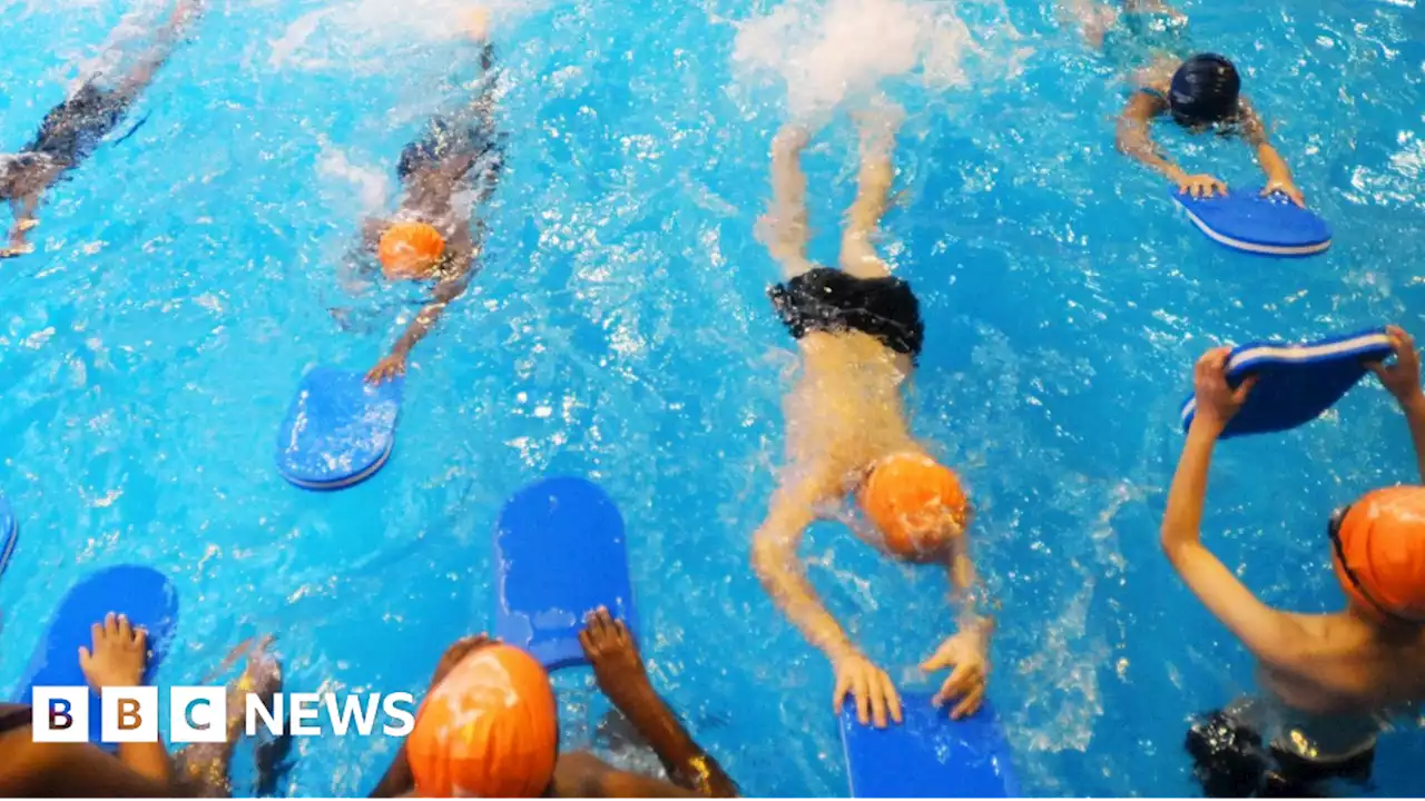 Wiltshire swimming pools recycle used flip flops and floats