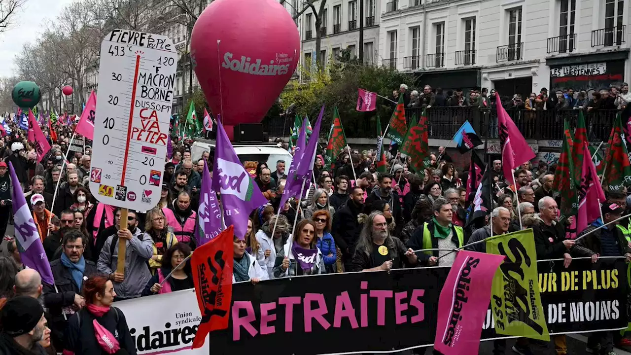 EN DIRECT - Retraites: l'intersyndicale appelle à une 10e journée de mobilisation le mardi 28 mars