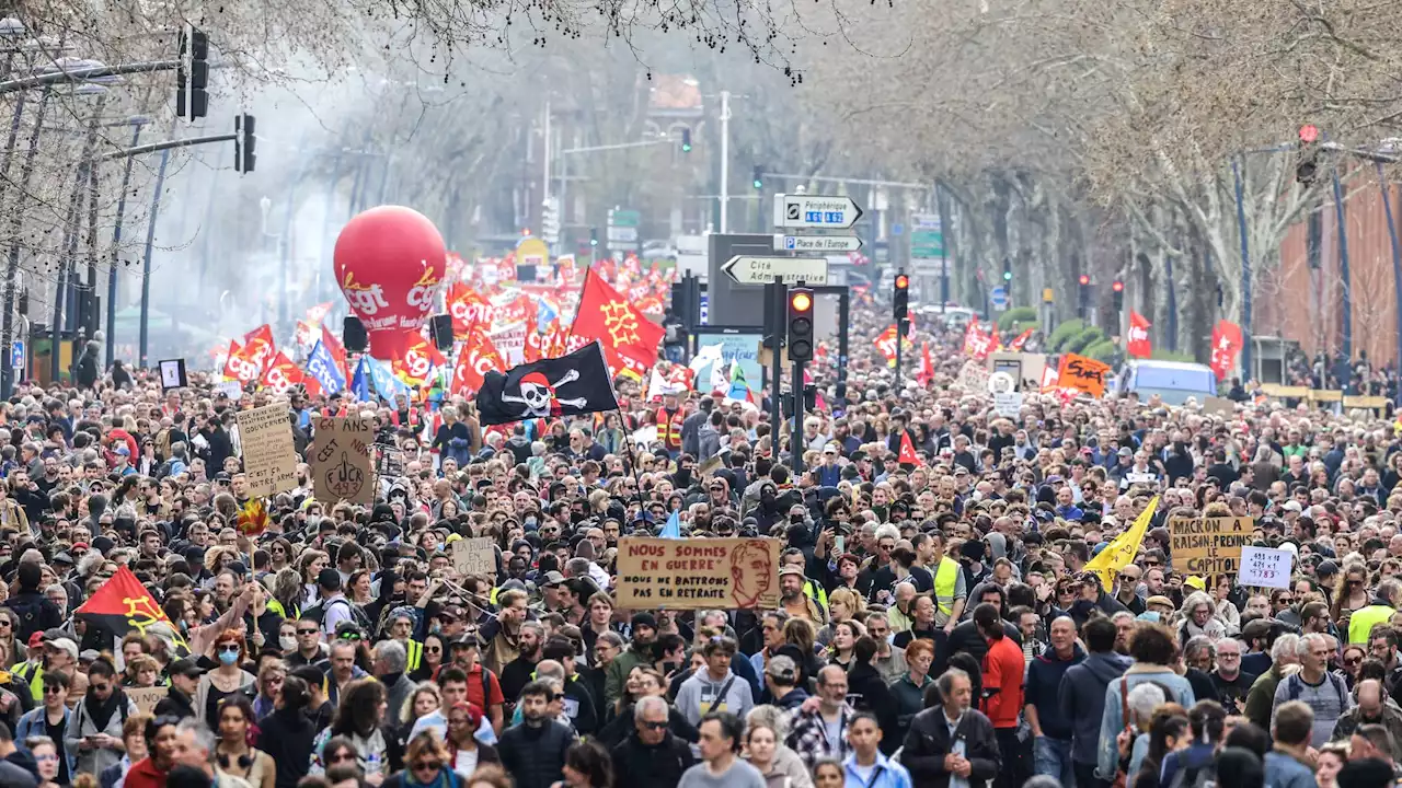 Retraites: une semaine après le 49.3, une mobilisation en forte hausse en France