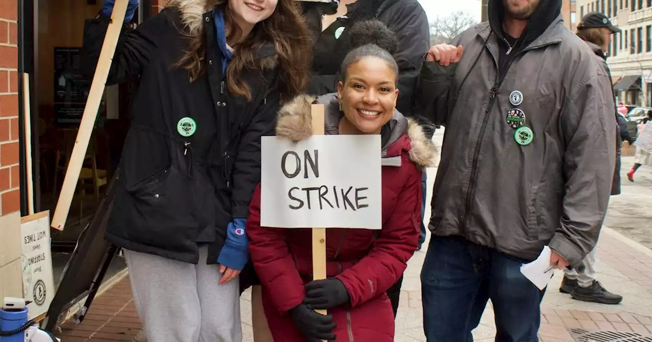 Evanston Starbucks employees join one day, nationwide strike