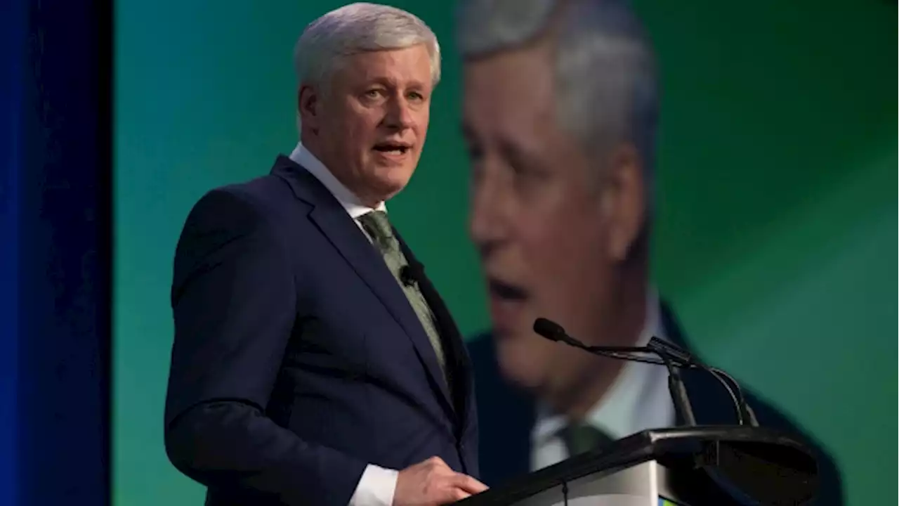 Former prime minister Stephen Harper says Canada needs a 'Conservative renaissance'