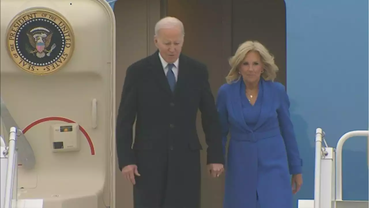 U.S. President Joe Biden touches down in Ottawa