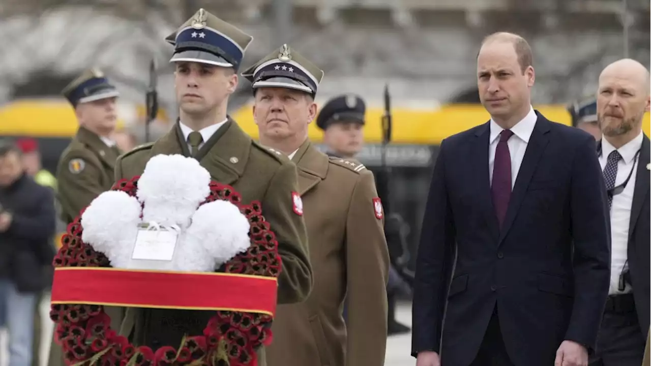 Prince William honours Poles who fell in past wars in Warsaw