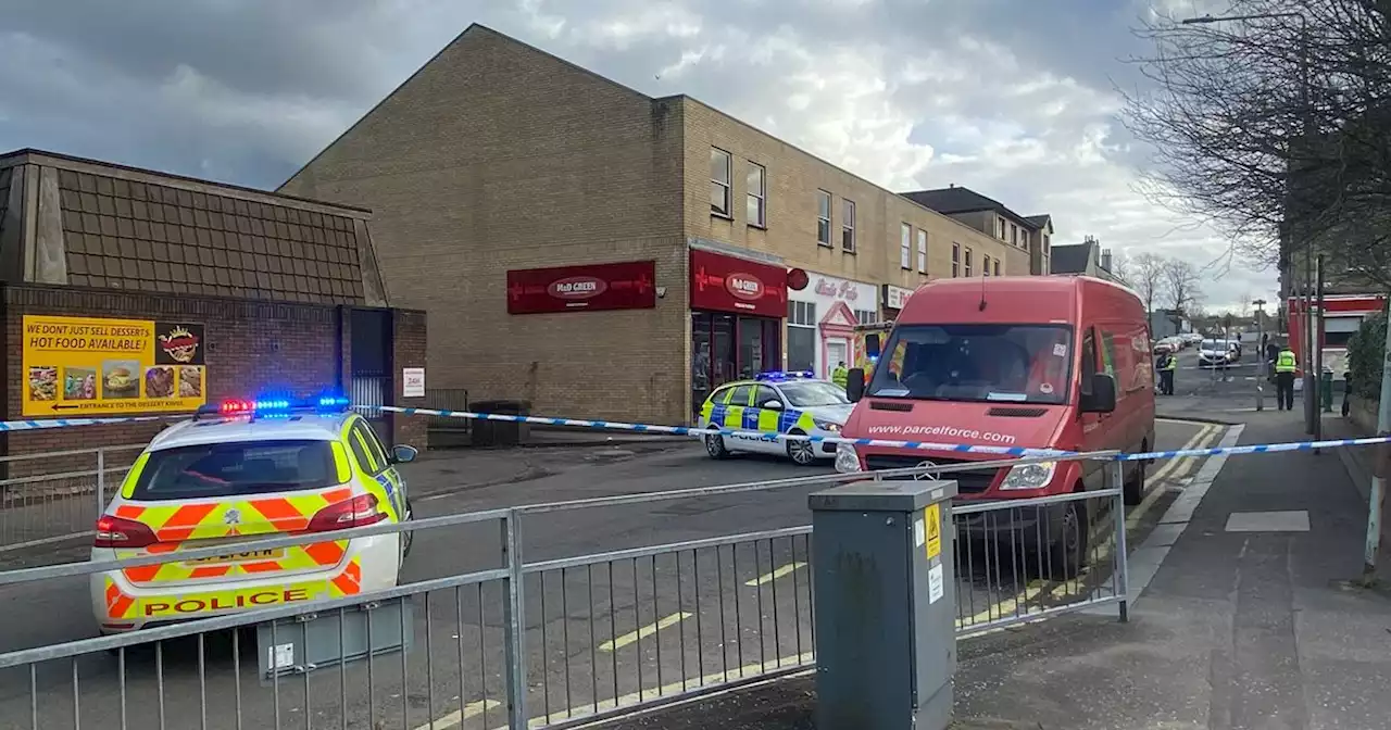 Scots cops lock down street after man is attacked outside pharmacy