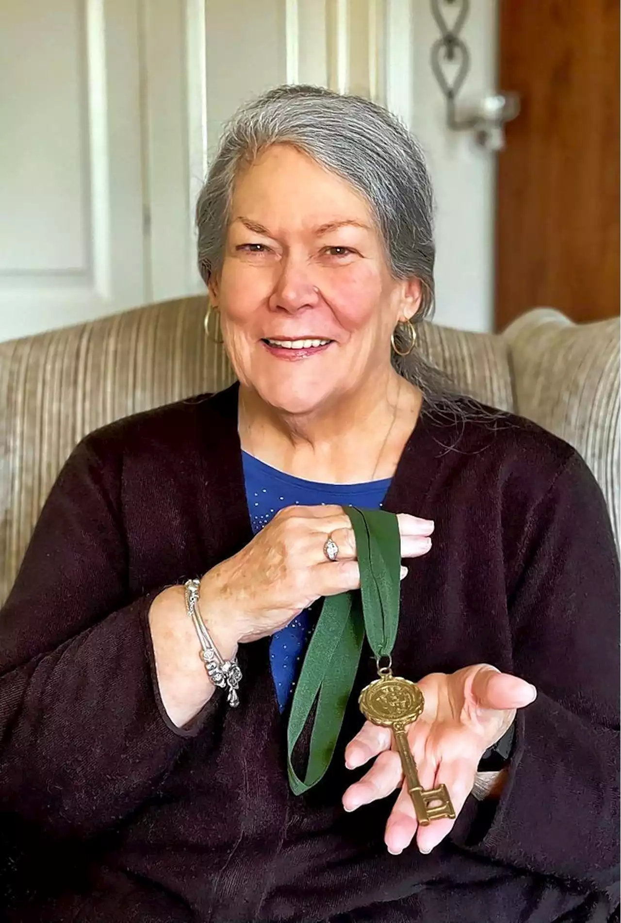 Northbrook Historical Society President Judy Hughes awarded 'Key to the Village'