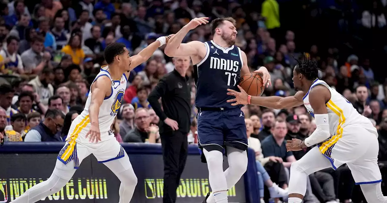 Luka Doncic, Mavericks see playoff picture darken with controversial loss to Warriors