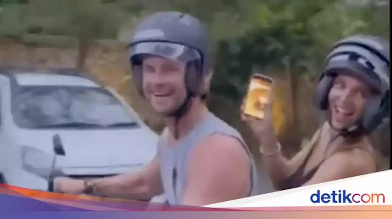 Beda dari Bule Lain, 5 Potret Chris Hemsworth di Bali yang Tuai Pujian