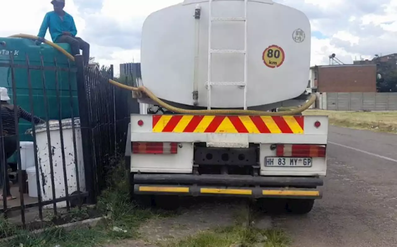 Joburg Water to send additional water tankers to areas affected by water outages