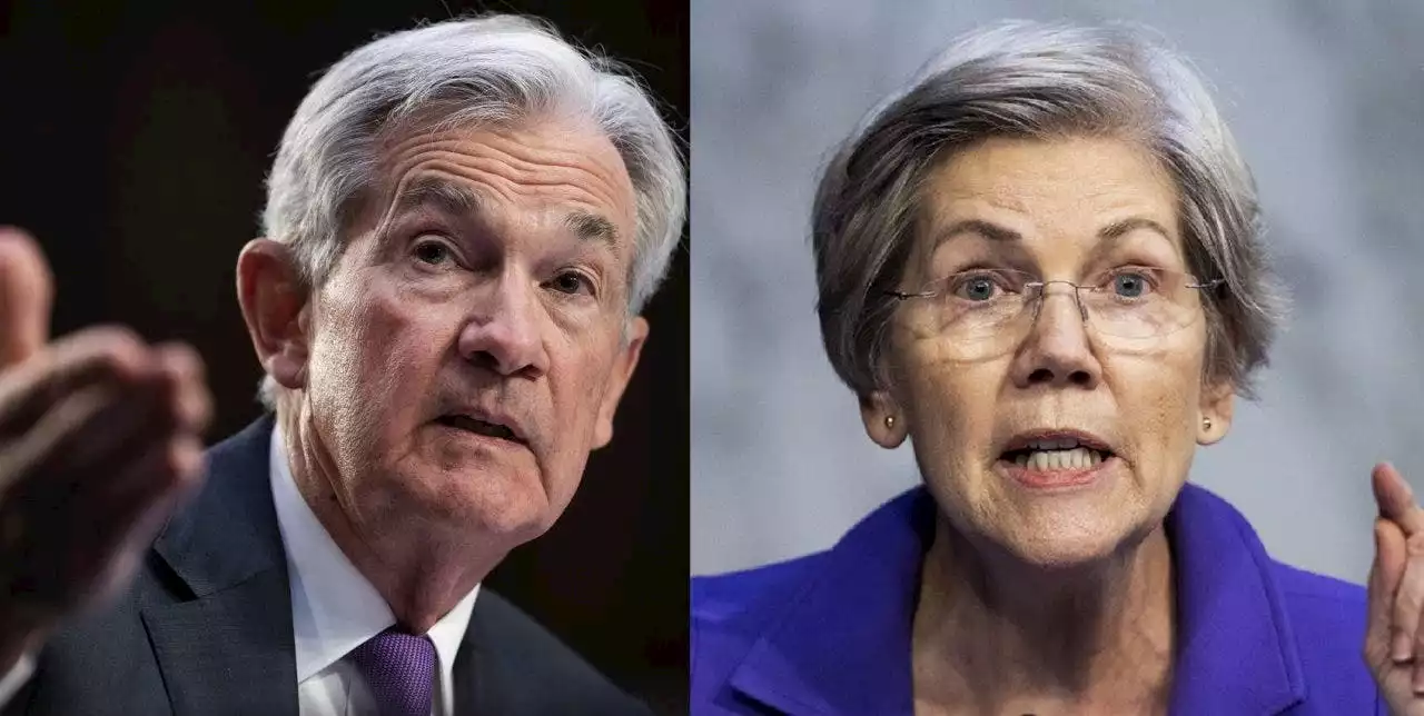 Senator Warren blasts Fed’s Jerome Powell on banks, rates