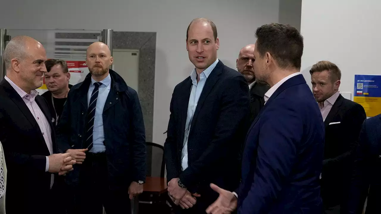 Prince William thanks troops during secret mission to base along Ukraine border