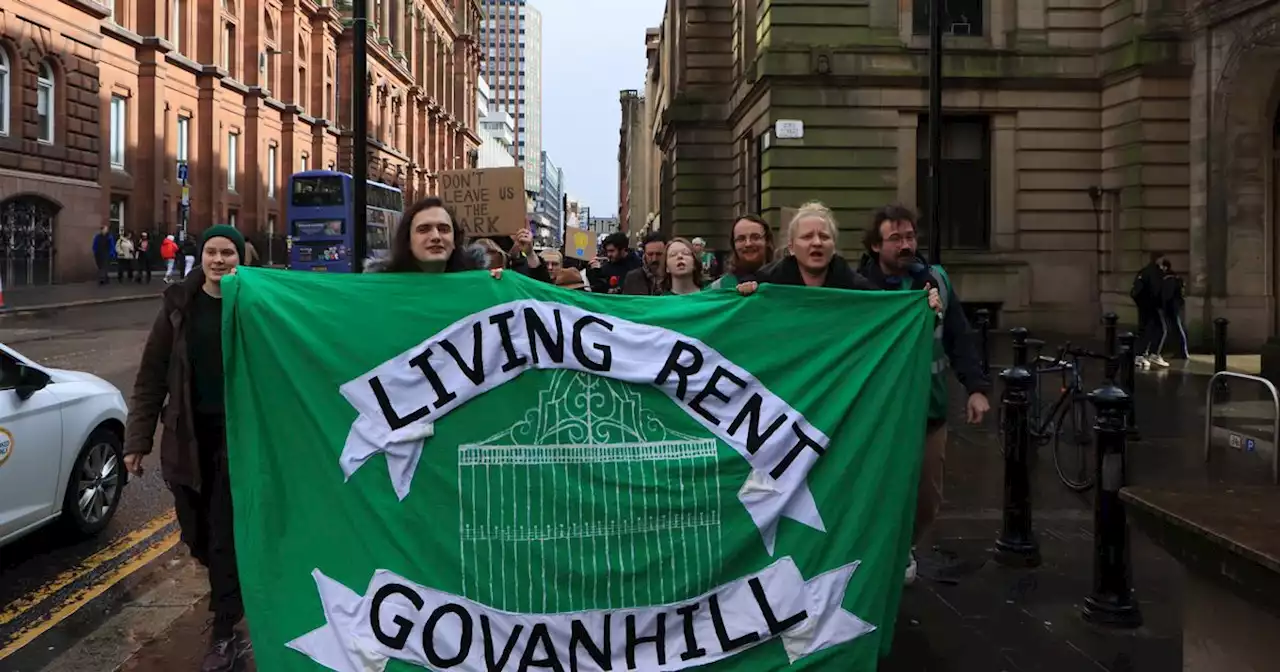 Glasgow protestors call for council to fix 48 broken street lights in Govanhill