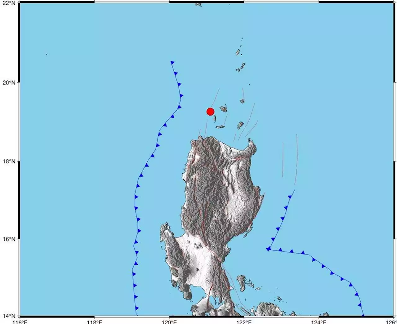 Magnitude 5.7 earthquake hit Cagayan, PHIVOLCS says