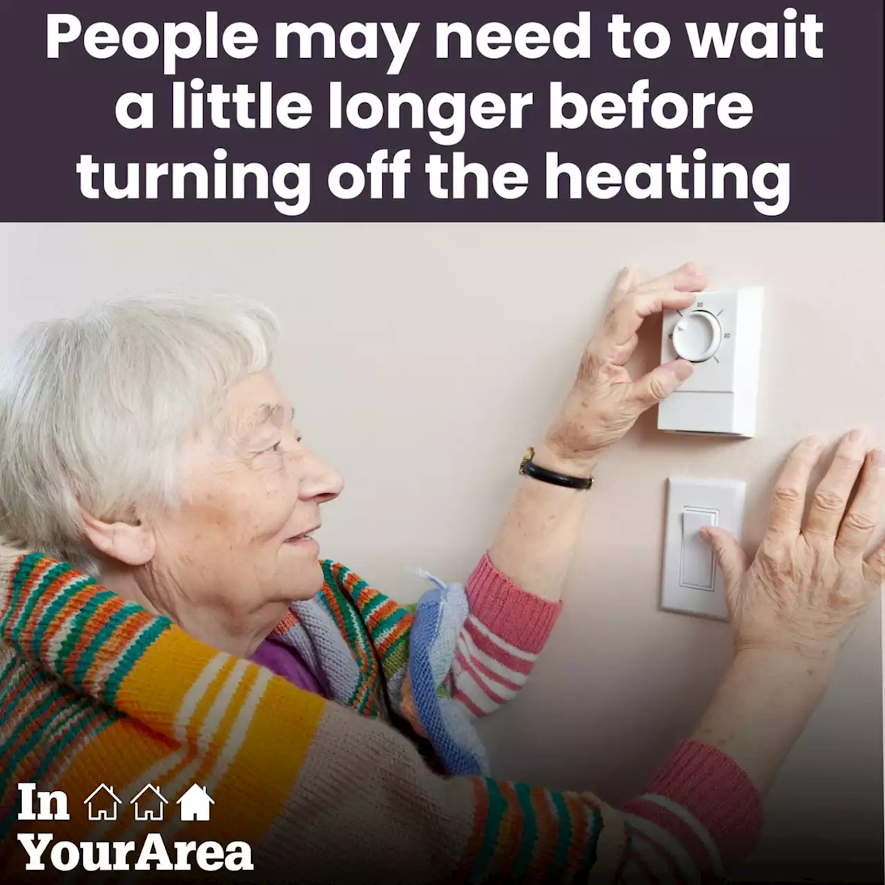 Experts say April is the best time to turn the heating offf