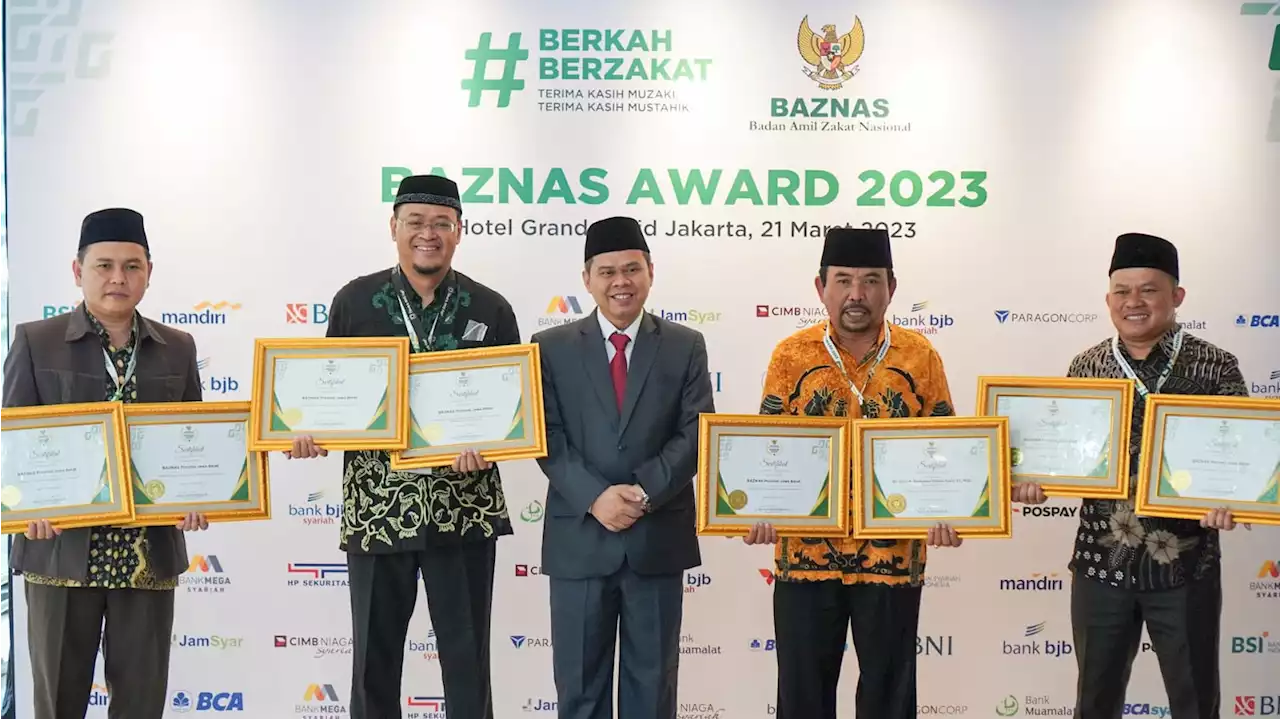 Jabar Raih 7 Penghargaan dari Baznas Award 2023