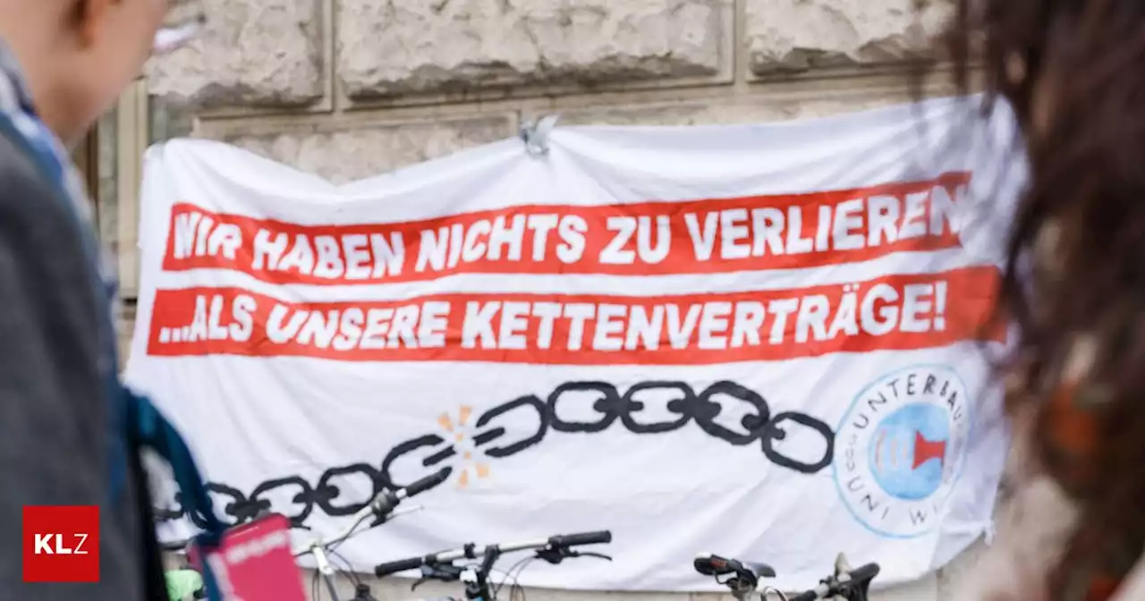 Protest gegen Kettenverträge: Verträge mit Ablaufdatum: Österreichs Unis kommen die Experten abhanden | Kleine Zeitung