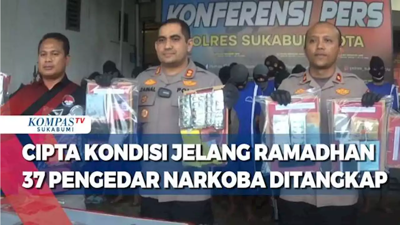 Polisi Ciduk Puluhan Tersangka Narkotika Dalam Rangka Cipta Kondisi Jelang Ramadhan