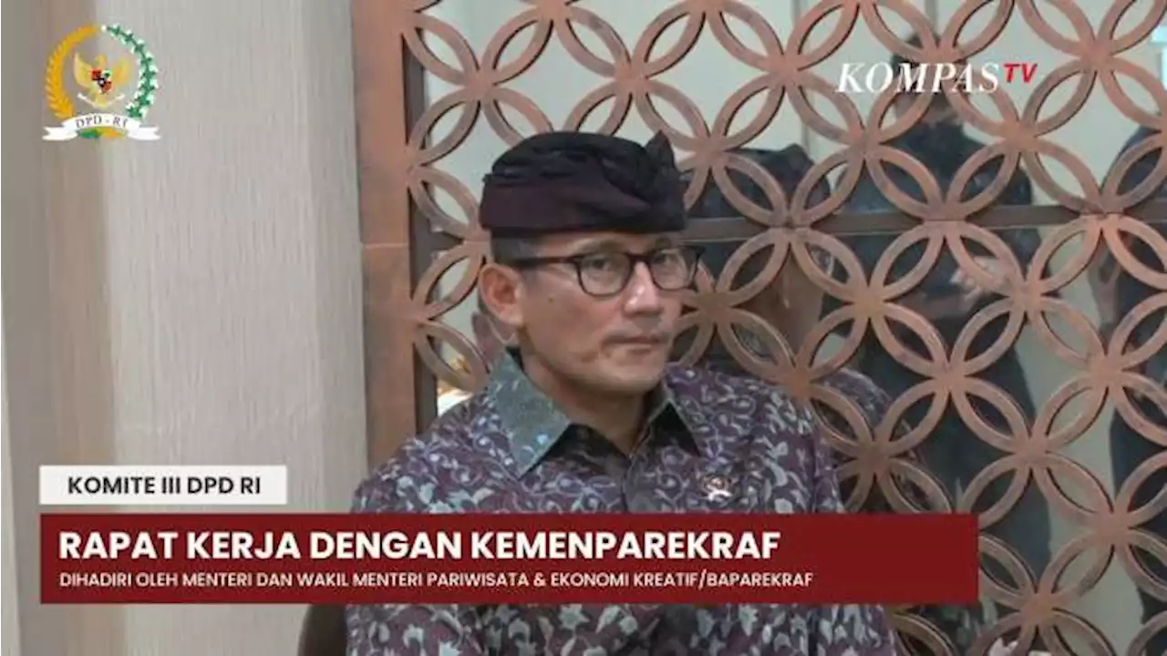 Raker Bersama Kemenparekraf, Komite III DPD RI Dukung Peningkatan Anggaran Sektor Pariwisata