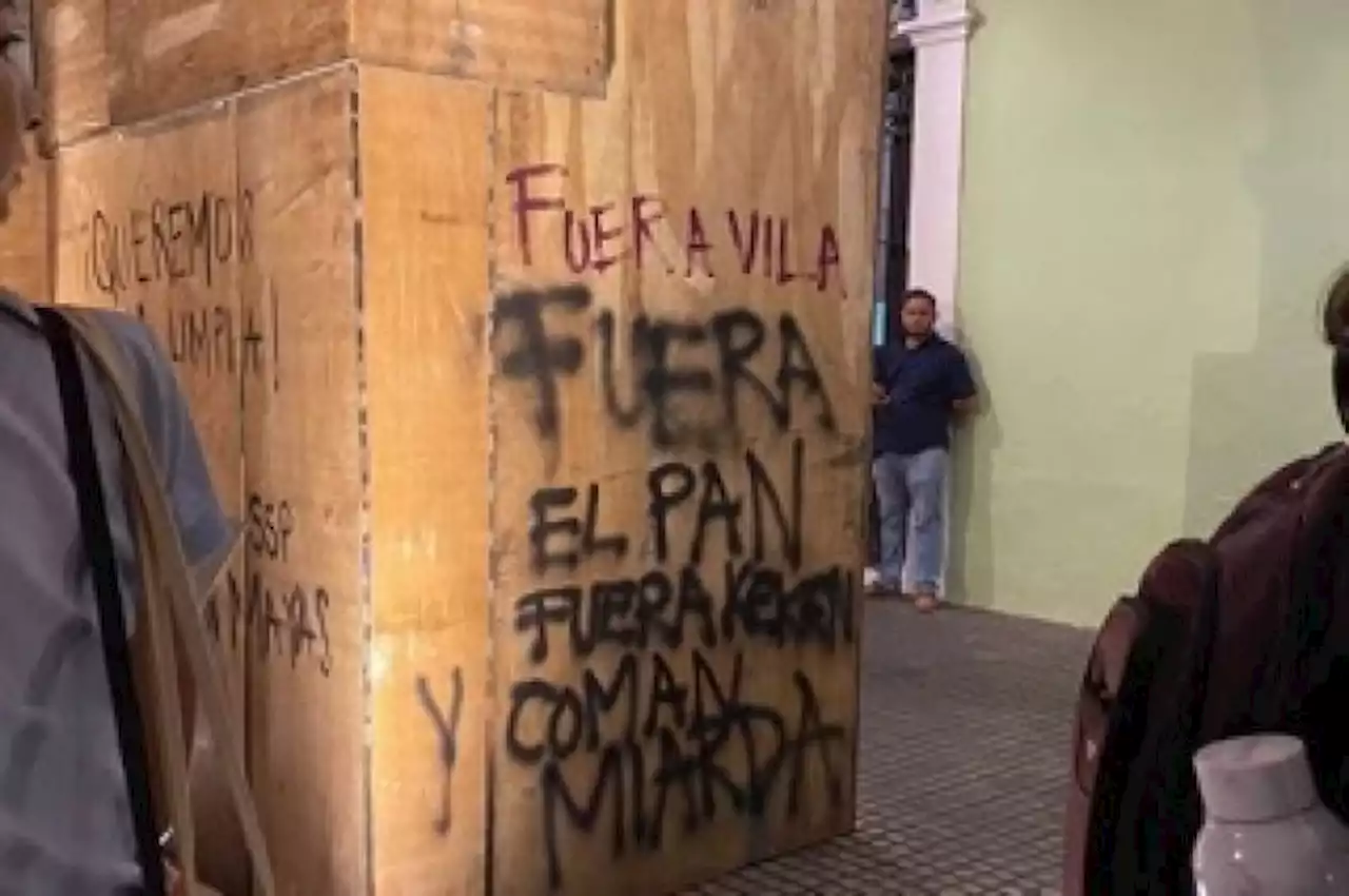 Actos violentos y pintas en marcha por Día del Agua en Yucatán