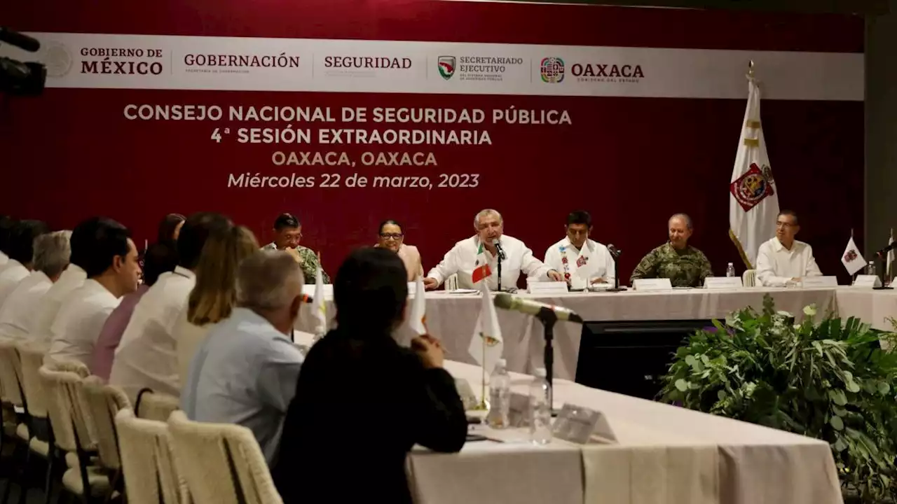 Consejo de Seguridad acuerda distribución de mil mdp a los 32 estados para seguridad