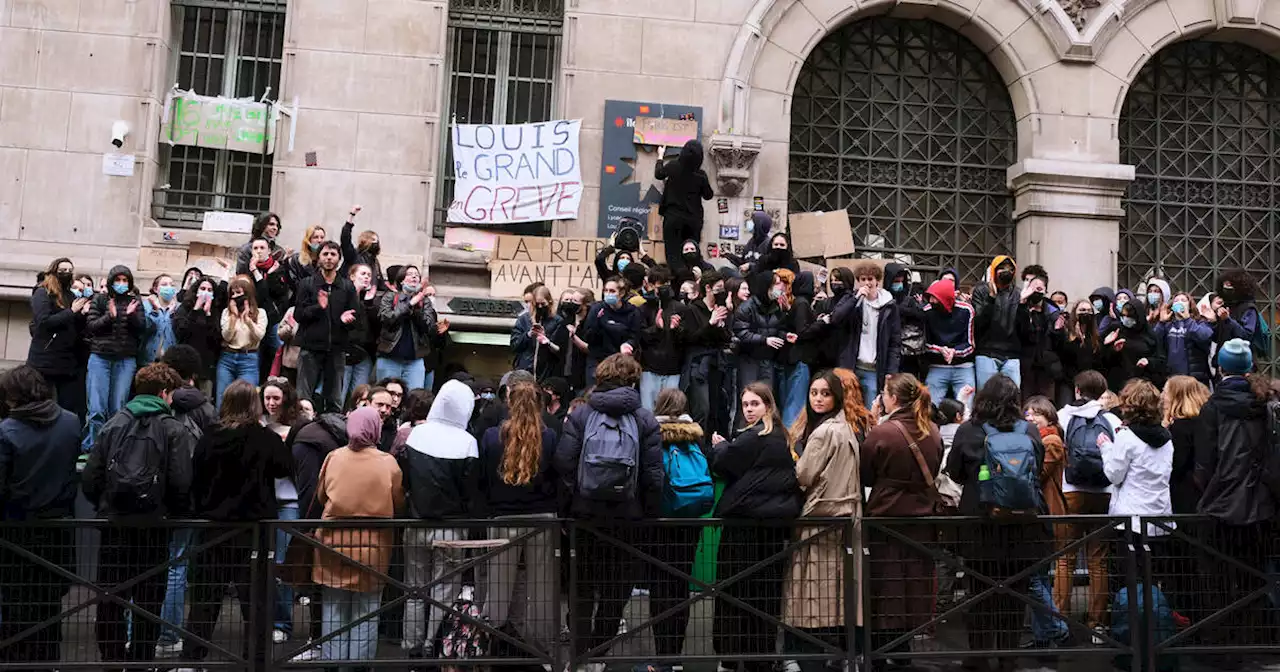 Au lycée Louis-Le-Grand à Paris : «On veut montrer que même les enfants de banquiers ne sont pas d’accord»