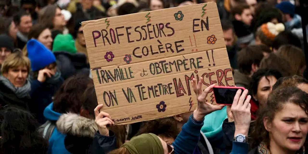 Retraites : 21,41% d’enseignants grévistes ce jeudi, selon le ministère de l’Education