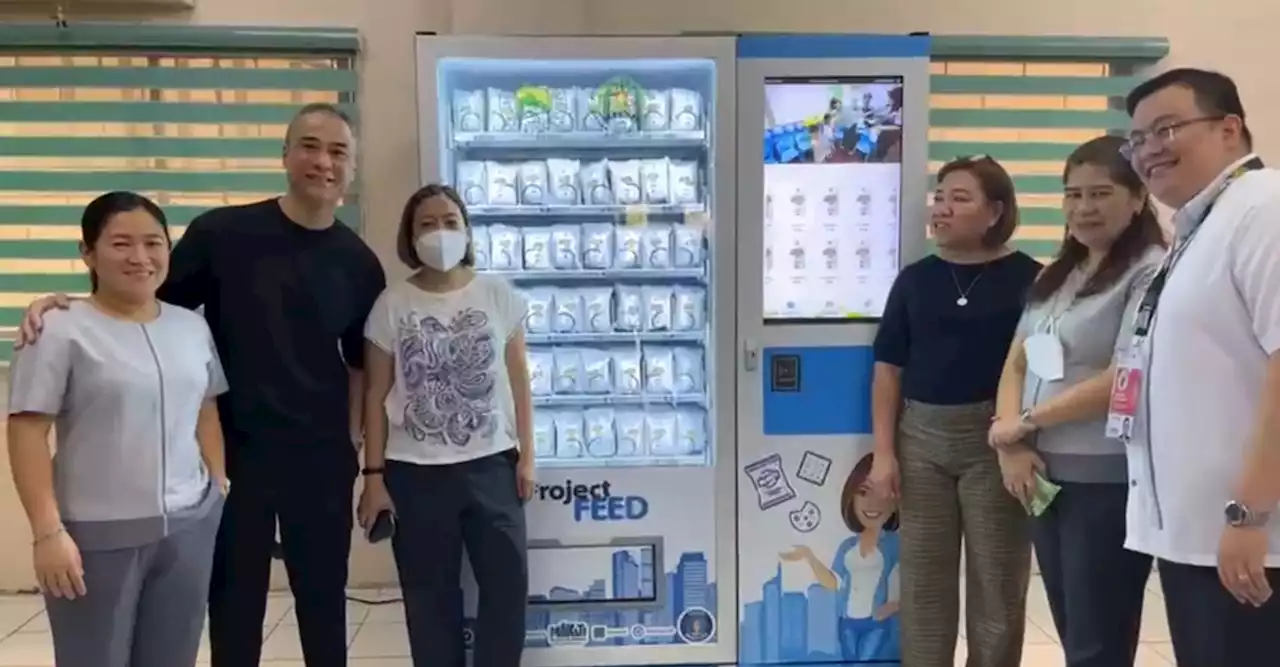 Makati LGU launches Project FEED vending machines for learners