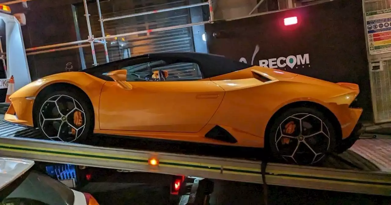 Police seize TWO Lamborghinis as part of crackdown on rogue drivers