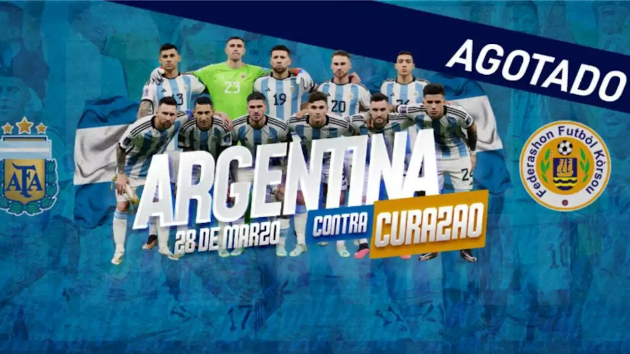 Furor por La Scaloneta: entradas agotadas para el amistoso Argentina vs Curazao