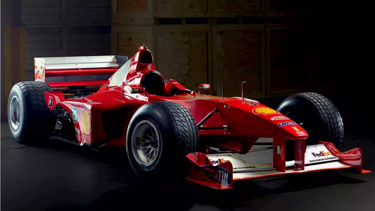 Michael Schumacher's Ferrari F2000 F1 race car heads to auction