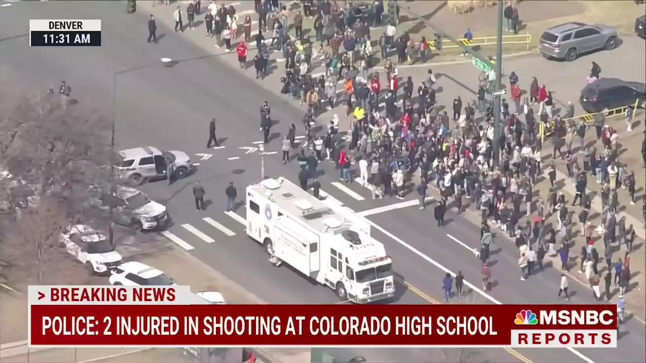 Two wounded in shooting at Colorado high school